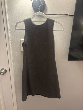 Banana Republic Brown Plaid Shift Dress